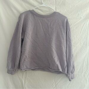 Universal Thread Purple Cuffed Sleeve Sweatshirt